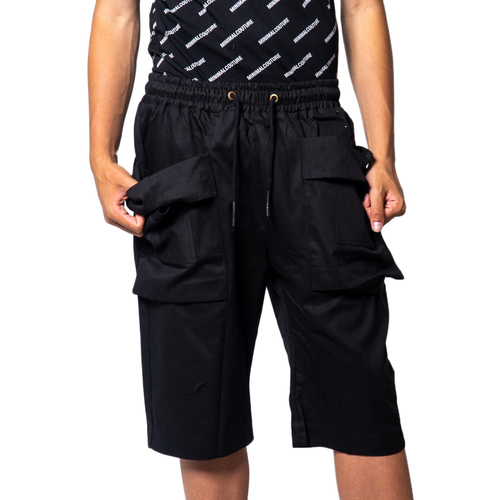 Vêtements Homme Shorts / Bermudas Minimal TASCONI FRONTE RETRO U.2296 Noir