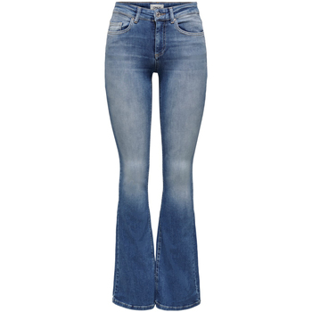 Vêtements Femme Jeans bootcut Only ONLBLUSH LIFE MID FLARED BB REA1319 NOOS - 15223514 Bleu