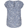 Vêtements Femme Tops / Blouses Only ONLVIC SS AOP TOP NOOS WVN - 15161116 Bleu