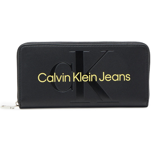 Sacs Femme Portefeuilles Calvin Klein JEANS high ZIP AUTOUR DE K60K607634 Jaune