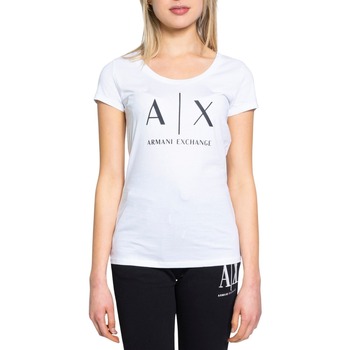 Vêtements Femme T-shirts manches courtes EAX 8NYT70 YJ16Z Blanc