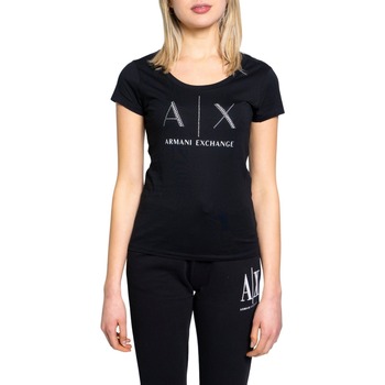 Vêtements Femme T-shirts manches courtes EAX 8NYT83 YJ16Z Noir
