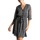 Vêtements Femme Robes courtes Only CERA 3/4 SHORT WVN NOOS 15236376 Noir