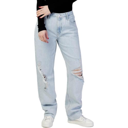 Vêtements Femme Jeans droit jeans Calvin Klein Jeans 90s STRAIGHT J20J218632 Bleu