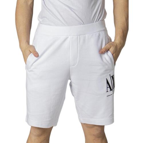 Vêtements Homme Shorts / Bermudas EAX BERMUDES 8NZSPA ZJ1ZZ Blanc