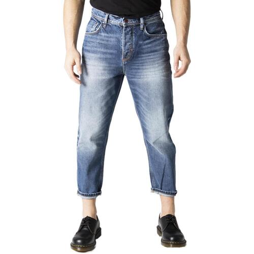 Vêtements Homme Jeans droit Antony Morato DENIS REGULAR ANKLE LENGTH MMDT00266-FA750302 Bleu