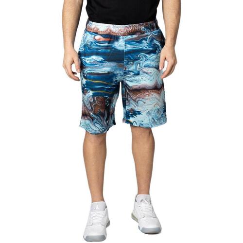 Vêtements Homme denim Shorts / Bermudas Fila CUNEO AOP regular denim Shorts FAM0058 Bleu
