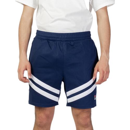 Vêtements Homme denim Shorts / Bermudas Fila ZUGO denim Shorts FAM0090 Bleu