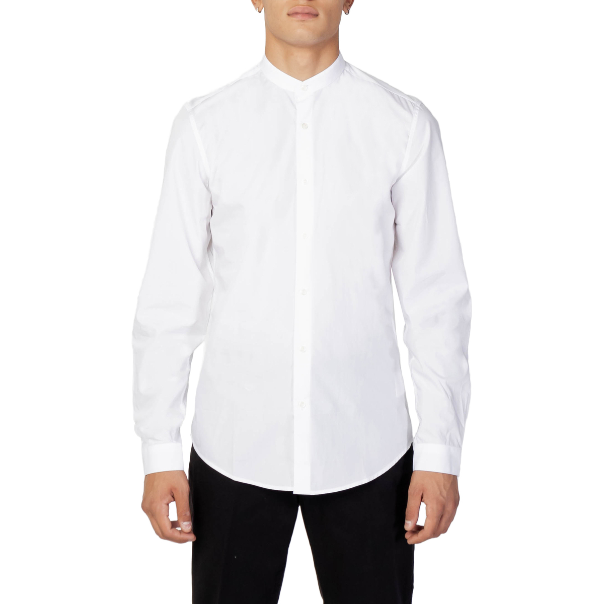Vêtements Homme Chemises manches longues Antony Morato SÉOUL SLIM FIT MMSL00692-FA400078 Blanc