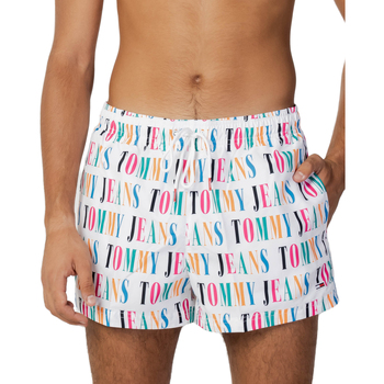 Vêtements Homme Maillots / Shorts de bain Tommy Hilfiger SF SHORT DRAWSTRING-PRINT UM0UM02493 Blanc