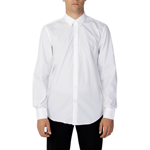 Vêtements Homme Chemises manches longues Antony Morato NAPOLI MMSL00628-FA400078 Blanc