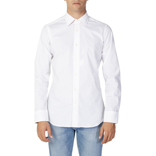 Vêtements weekend Chemises manches longues Alviero Martini SLIM C/TOPPE 1312 UI47 Blanc