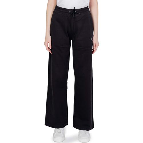Vêtements Femme Pantalons de survêtement Calvin Klein Jeans MICRO MONOLOGO STRAI J20J220261 Noir