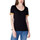 Vêtements Femme W1RI52I3Z00 T Shirt Ml Logo Icon Donna Moda Donna T-SHIRT C/RISVOLTI G 0748 JC68 Noir