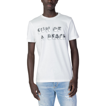 Vêtements Homme T-shirts manches courtes Antony Morato T-SHIRT SLIM FIT EN JERSEY LIT BÉBÉ - FA100144 Blanc