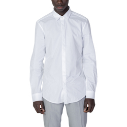 Vêtements Homme Chemises manches longues Antony Morato CAMICIA LONDON SLIM FIT IN COT - FA400078 Blanc