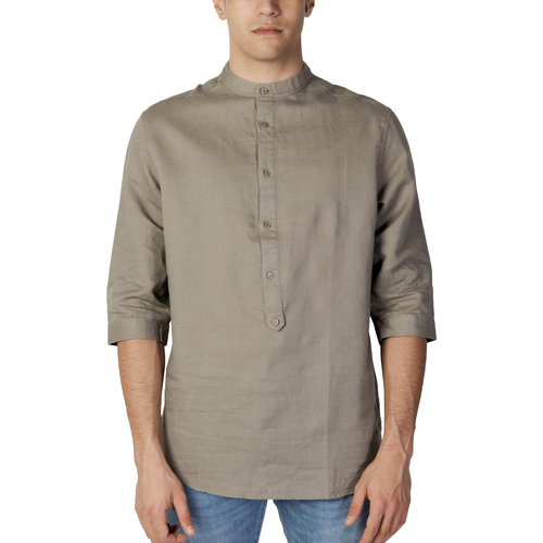 Vêtements Homme Chemises tres courtes Antony Morato REGULAR FIT MMSL00707-FA400074 Beige