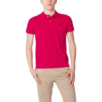 Vêtements Homme Polos manches courtes U.S Polo cropped Assn. KING 41029 65079 Rouge