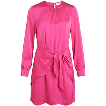 Vêtements Femme Robes courtes Vila VIANNES O-NECK L/S SHORT 1403842 Rouge