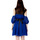 Vêtements Femme Robes courtes Hanny Deep TULLE BICOLOR F196XBCHD142 Bleu