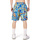 Vêtements Homme Shorts / Bermudas Triplosette 777 STAMPA IN RETE TRSM531 Bleu