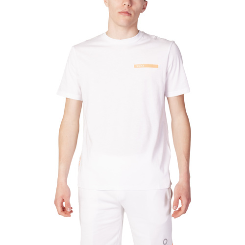 Vêtements Homme Polos manches longues Suns PAOLO PHOTO 2 CON STAMPA TSS01036U Blanc