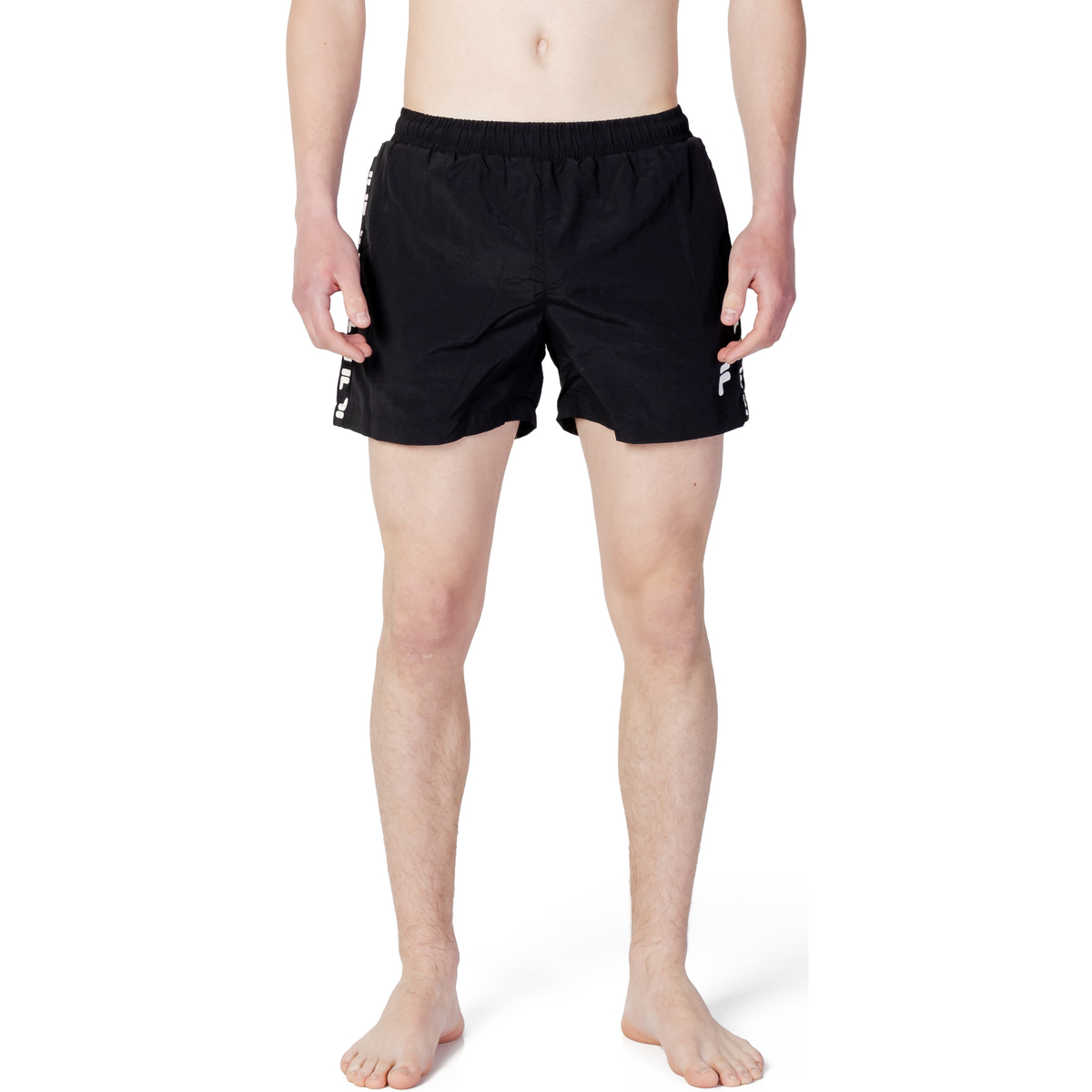 Vêtements Homme Maillots / Shorts de bain Fila SEGRATE beach shorts FAM0386 Noir
