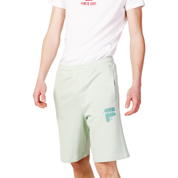 Vêtements Homme Shorts WITH / Bermudas Fila BAIERN oversized sweat shorts WITH FAM0339 Vert