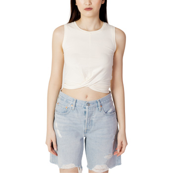 Vêtements Femme Débardeurs / T-shirts sans manche Fila CARNAC cropped top FAW0383 Blanc