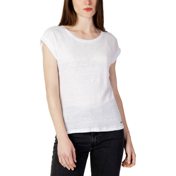 Vêtements Femme T-shirts manches courtes Pepe jeans ODILIA PL505456 Blanc