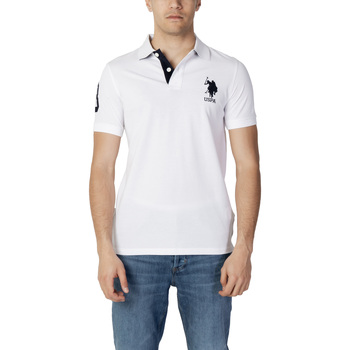 Vêtements Homme Embroidered Polos manches courtes Embroidered Polo Ralph Lauren long-sleeve cotton shirt Weiß. KORY 41029 CBTD Blanc