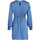 Vêtements Femme Robes courtes Vila VIANNES O-NECK L/S SHORT /DC 14083842 Bleu
