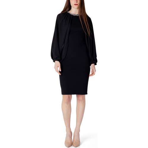 Vêtements Femme Robes longues Rinascimento APPLICAZIONE GIRO COLLO CFC0018940 Noir