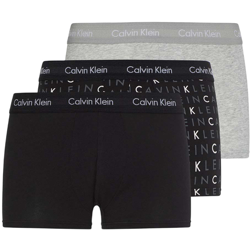 Sous-vêtements Homme Boxers Calvin Klein Jeans 3P LOW RISE TRUNK U2664G-YKS Noir
