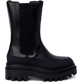 boots calvin klein jeans  yw0yw01111 - botte chelsea à forme plate 