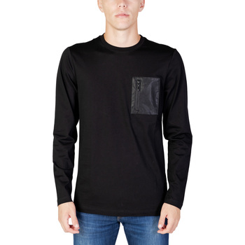 Vêtements Homme T-shirts manches longues Antony Morato REGULAR FIT IN COTONE MMKL00327-FA100144 Noir