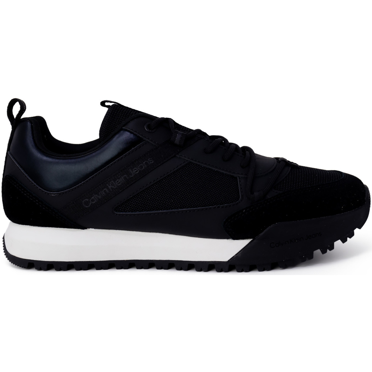 Chaussures Homme Baskets mode Calvin Klein Jeans TOOTHY RUNNER LOW LA YM0YM00710 Noir