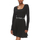 Vêtements Femme Robes courtes Calvin Klein Jeans LOGO ELASTIC LONG J20J222523 Noir