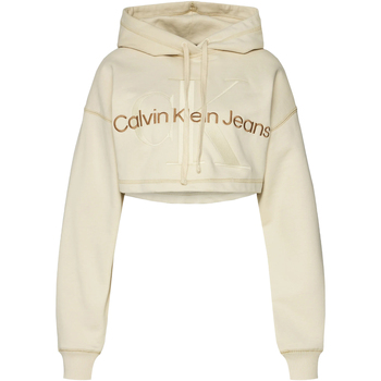 Vêtements Femme Sweats Calvin Klein Jeans HERO MONOLOGO J20J222540 Beige