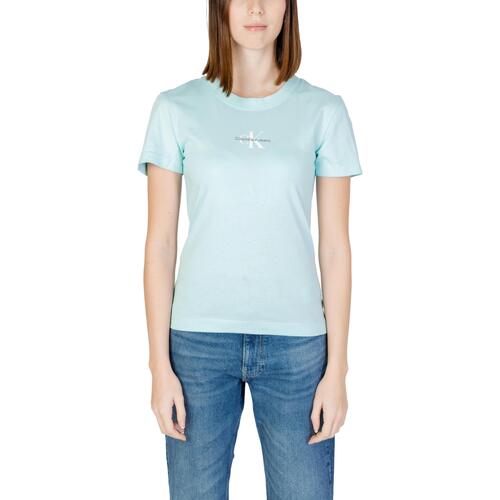 Vêtements Femme T-shirts manches courtes Calvin Klein Jeans MONOLOGO J20J222564 Autres