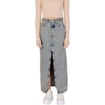 Vêtements Femme Jupes jeans Calvin Klein Jeans FRONT SPLIT MAXI J20J222869 Bleu