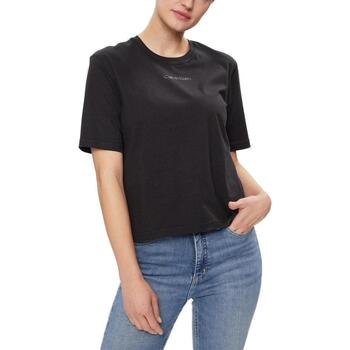 Vêtements Femme T-shirts manches courtes Calvin Klein Sport PW - SS 00GWS4K210 Noir
