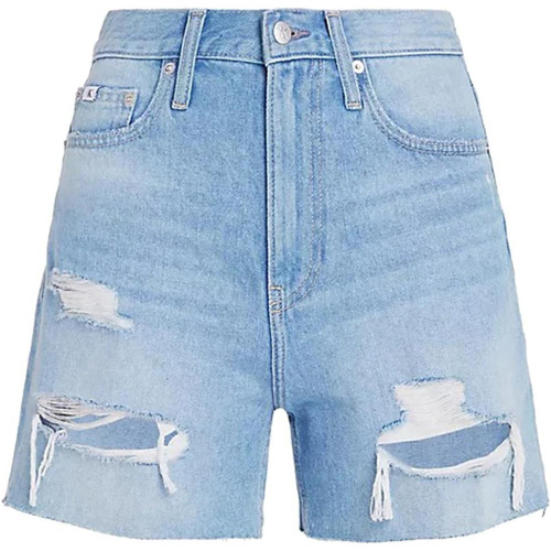 Vêtements Femme Shorts / Bermudas jeans Calvin Klein Jeans MOM J20J222803 Bleu