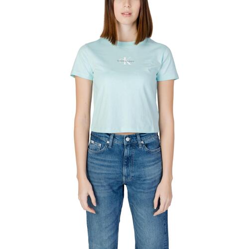 Vêtements Femme T-shirts manches courtes Calvin Klein Jeans MONOLOGO BABY J20J223113 Autres