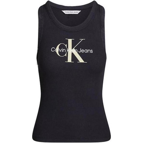 Vêtements Femme Débardeurs / T-shirts sans manche Calvin Klein Jeans ARCHIVAL MONOLOGO J20J223160 Noir