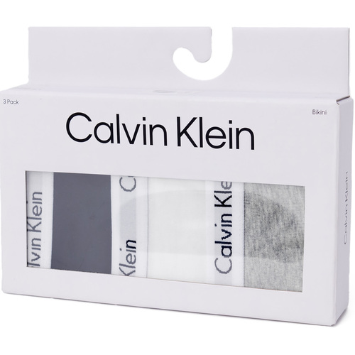 Sous-vêtements Femme Culottes & slips Calvin Klein Jeans 000QD3588E - LOT DE 3 BIKINI Gris