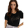 Vêtements Femme T-shirts manches courtes Guess LACE LOGO EASY W4RI25 K9RM1 Noir