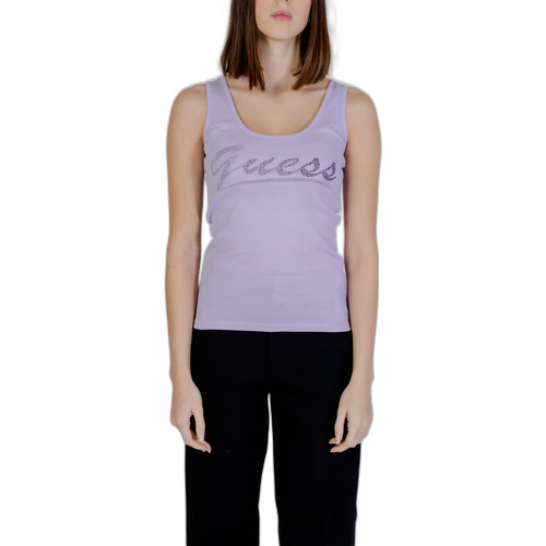 Vêtements Femme Débardeurs / T-shirts sans manche Guess LOGO TANK W4GP16 K1814 Violet