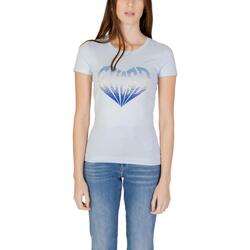 Vêtements Femme T-shirts manches courtes Guess SS CN HEART W4RI53 J1314 Bleu