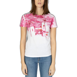 Vêtements Femme T-shirts manches courtes Desigual FEZ 24SWTK69 Rose